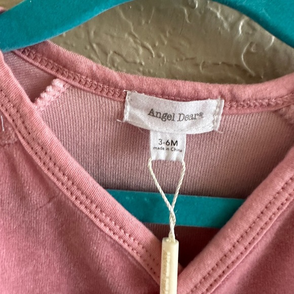 Angel Dear Velour Wrap Coverall 3-6M NWT - Picture 3 of 4